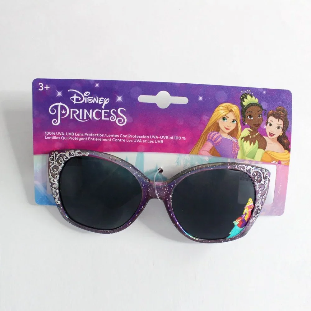 Disney Princess Girl's Sunglasses Youth Girl 3+ Purple Silver 100% UVA